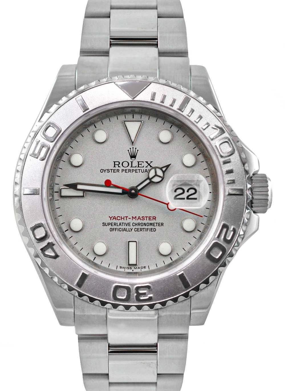 Rolex Yachtmaster Platinum Dial Oyster 