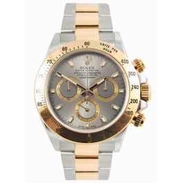 Rolex Cosmograph Daytona Steel & Gold Steel Dial 116523 - Pre-Owned - 2015
